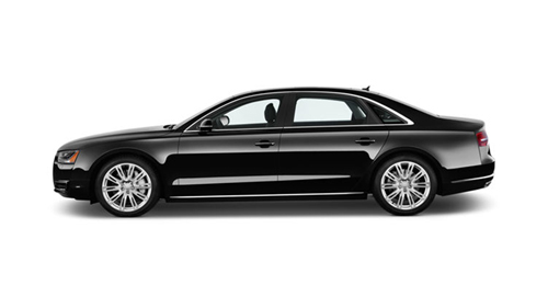Audi in black colour