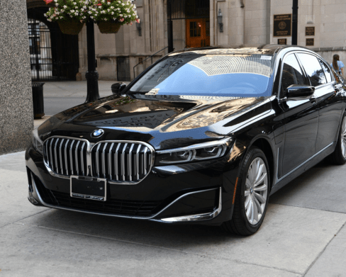 Black BMW 7 Series from Chauffeured Solutions for premium chauffeur services in Sydney
